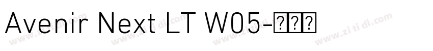 Avenir Next LT W05字体转换 Avenir Next LT W05字体转换